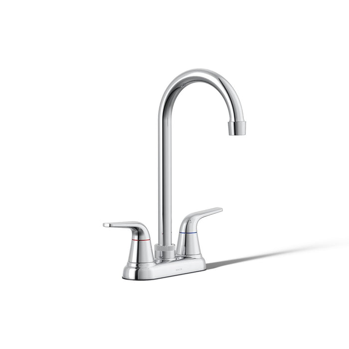 KOHLER K-30617 Jolt Two-handle bar sink faucet, polished chrome - view 2
