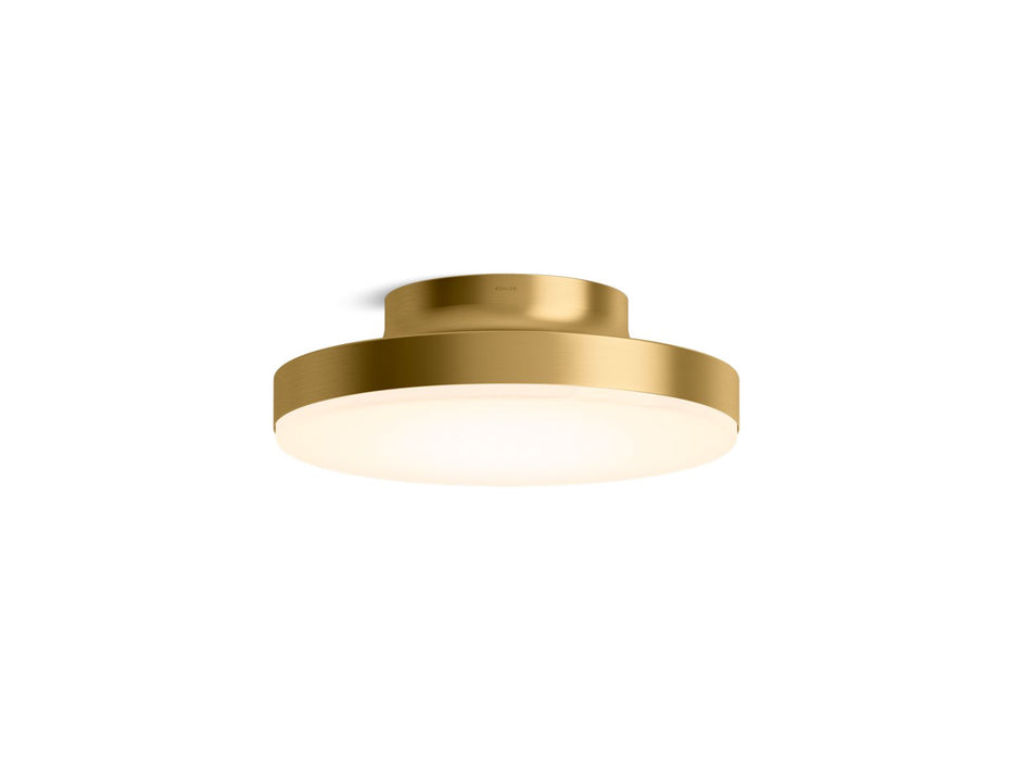 KOHLER K-30624-FMLED Purist 15" flush-mount, brushed moderne brass - view 2