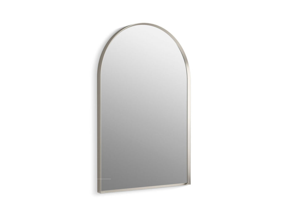 KOHLER K-30637 Essential 24" x 36" arched framed mirror, brushed nickel