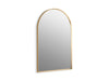 KOHLER K-30637 Essential 24" x 36" arched framed mirror, moderne brushed gold