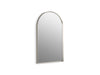 KOHLER K-30638 Essential 20" x 32" arched framed mirror, brushed nickel