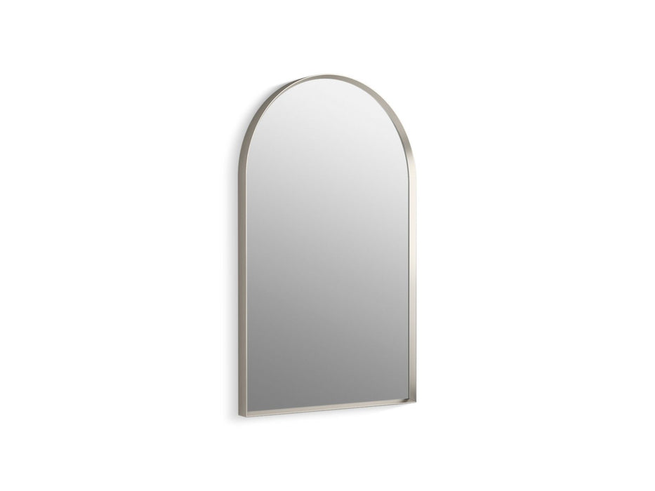 KOHLER K-30638 Essential 20" x 32" arched framed mirror, brushed nickel