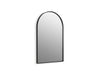 KOHLER K-30638 Essential 20" x 32" arched framed mirror, matte black
