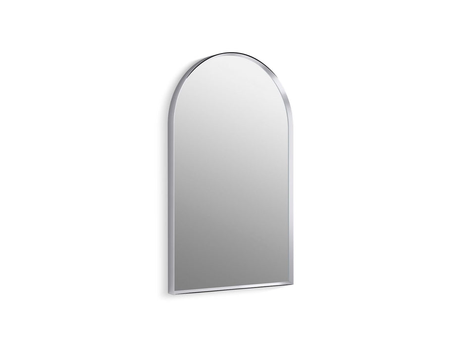 KOHLER K-30638 Essential 20" x 32" arched framed mirror, polished chrome