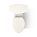 KOHLER K-30688 Kelston ContinuousClean Tall Two-piece Elongated Toilet, 1.28 GPF, Biscuit - top view of product