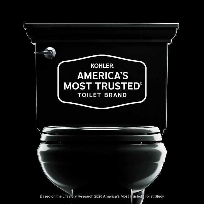 KOHLER K-30688 Kelston ContinuousClean Tall Two-piece Elongated Toilet, 1.28 GPF