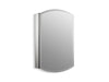 KOHLER K-3073 Archer 20" W x 31" H aluminum single-door medicine cabinet, beveled edges, not applicable