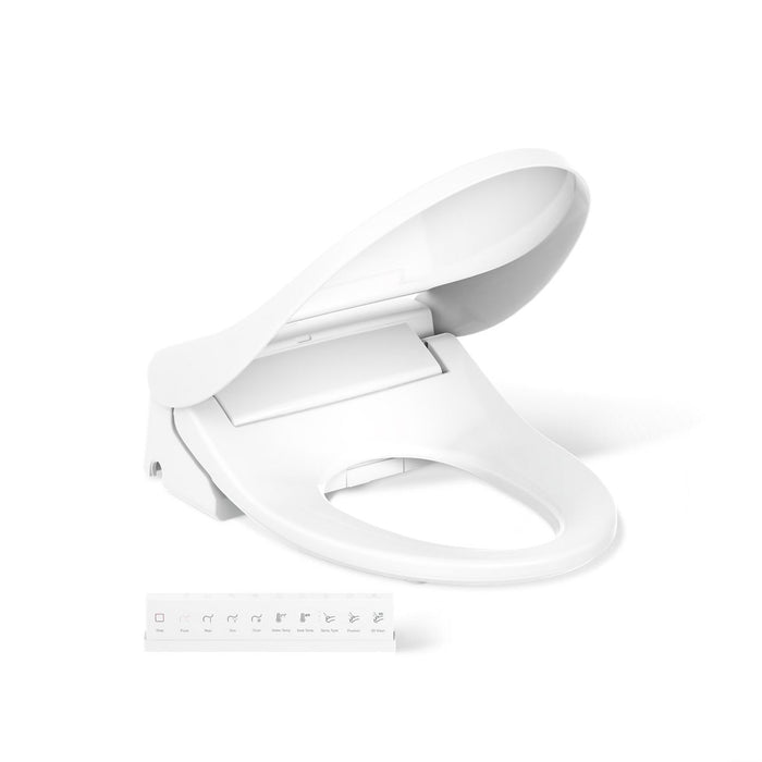 KOHLER K-30805 PureWash Elongated bidet toilet seat with remote control