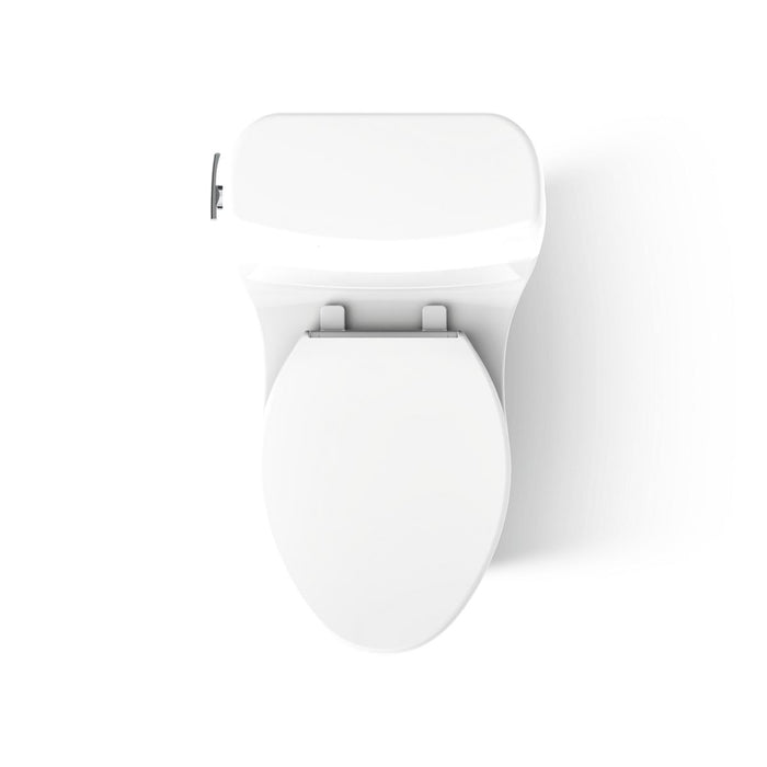 KOHLER K-30810 Santa Rosa One-piece compact elongated toilet, 1.28 gpf, white - view 5