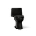 KOHLER K-30811 Santa Rosa One-piece compact elongated 1.6 gpf toilet with Revolution 360 swirl flushing technology, black...