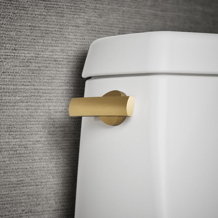 KOHLER K-30919-L Santa Rosa Left-hand trip lever, vibrant brushed moderne brass - view 5