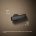 KOHLER K-30919-R Santa Rosa Right-hand trip lever, matte black - view 5