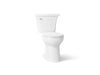 KOHLER K-31089 Highline Curve The Complete Solution® Two-piece Elongated Toilet, 1.28 GPF, White - 3/4 view of product