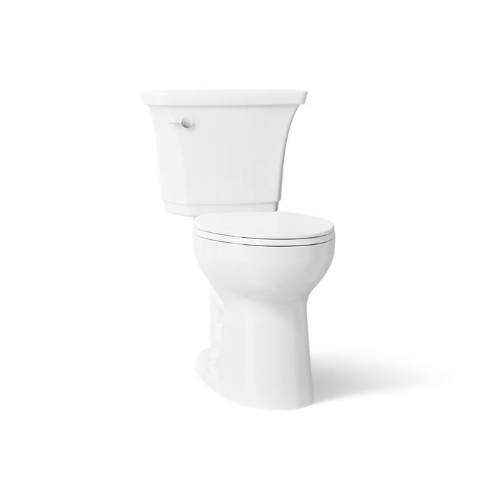 KOHLER K-31089 Highline Curve The Complete Solution® Two-piece Elongated Toilet, 1.28 GPF, White - 3/4 view of product