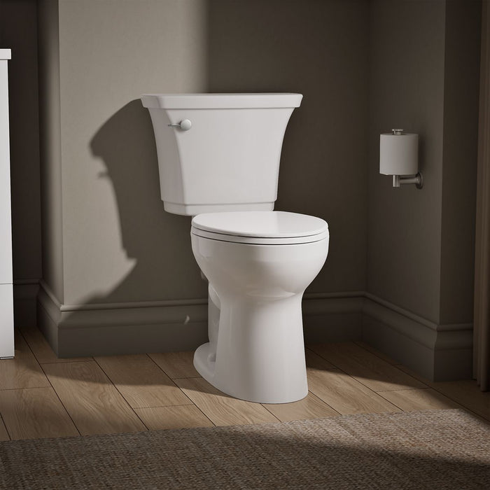 KOHLER K-31089 Highline Curve The Complete Solution® Two-piece Elongated Toilet, 1.28 GPF, White - image focused on single pr