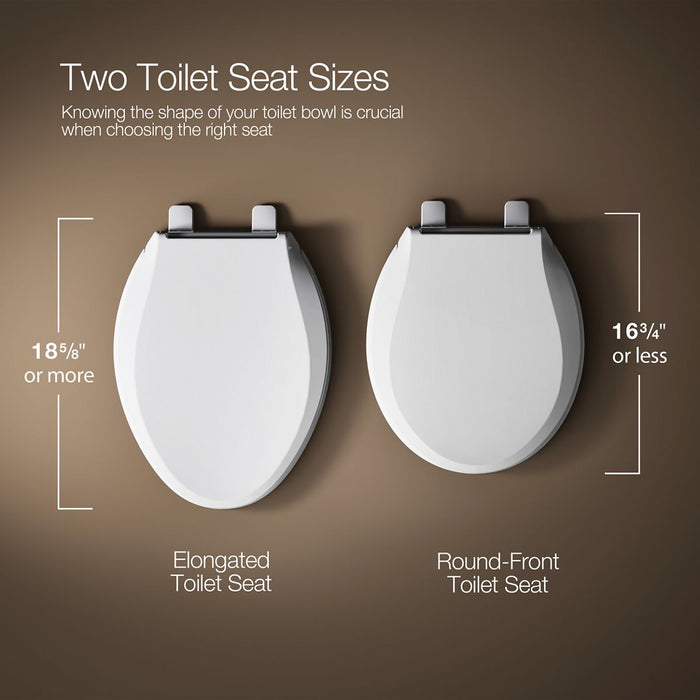 KOHLER K-31096 Highline Arc The Complete Solution® Two-piece Elongated Toilet, 1.28 GPF, White - Detail image of a product fe