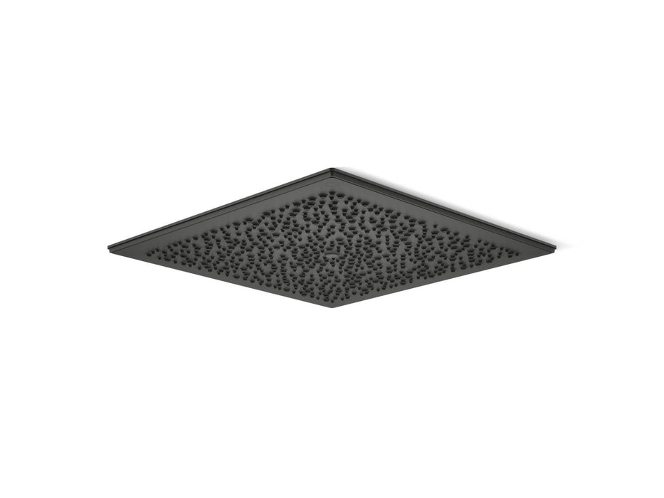 KOHLER K-31110 Real Rain 19" two-function overhead shower panel, 2.5 gpm, thunder grey