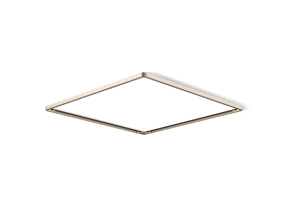 KOHLER K-31111 Real Rain Overhead panel trim, vibrant brushed bronze