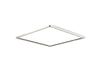 KOHLER K-31111 Real Rain Overhead panel trim, vibrant polished nickel