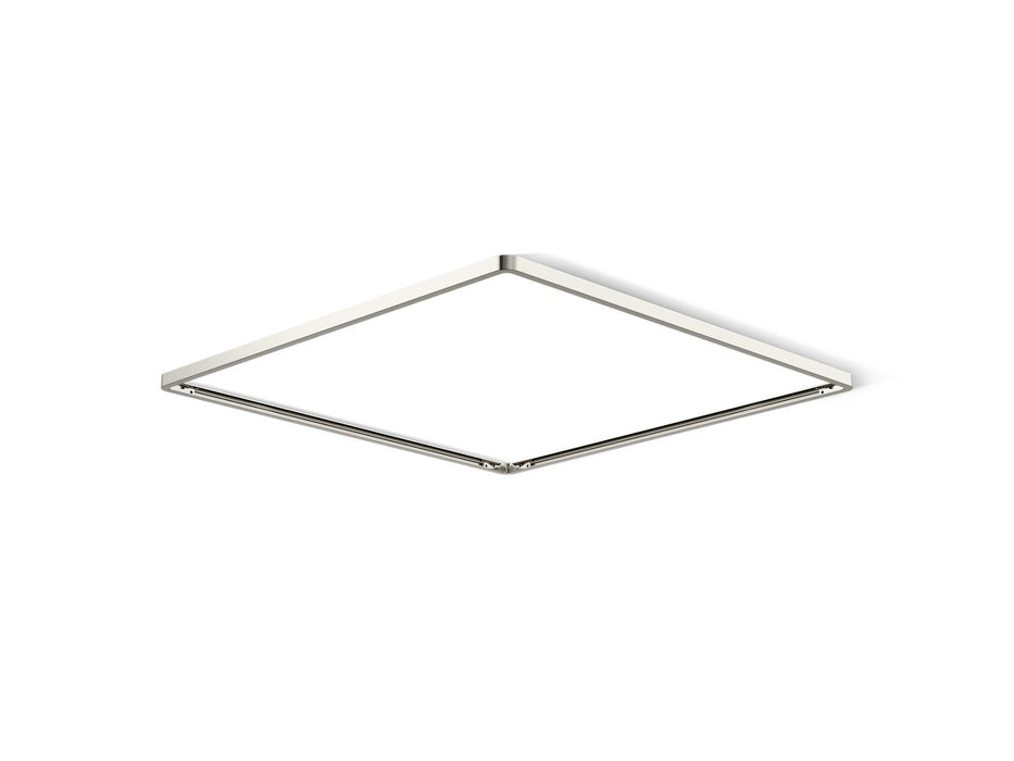 KOHLER K-31111 Real Rain Overhead panel trim, vibrant polished nickel