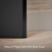 KOHLER K-31313 3-gallon open-top trash can, black stainless - view 5