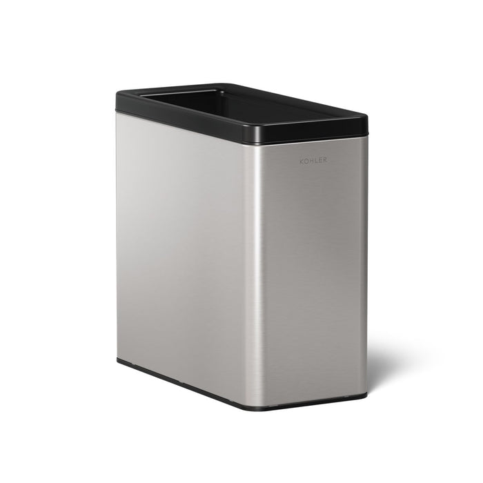 KOHLER K-31313 3-gallon open-top trash can, stainless steel - view 4