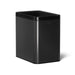 KOHLER K-31314 6-1/2-gallon open-top trash can, black stainless