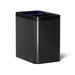 KOHLER K-31315 5-3/4-gallon dual-compartment open-top trash can, black stainless