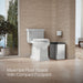 KOHLER K-31315 5-3/4-gallon dual-compartment open-top trash can, stainless steel - view 3