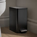 KOHLER K-31319 1-1/2-gallon step trash can, black stainless - view 2
