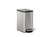 KOHLER K-31319 1-1/2-gallon step trash can, stainless steel