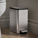 KOHLER K-31319 1-1/2-gallon step trash can, stainless steel - view 2