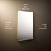 3/4 view of product with dimensions