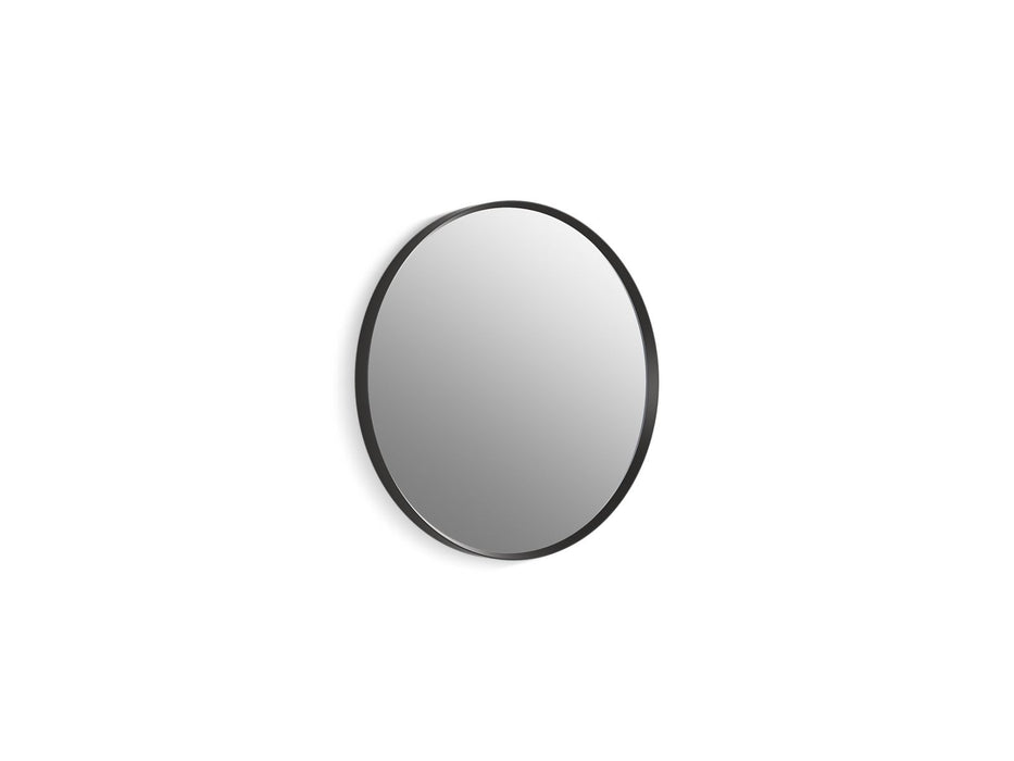 KOHLER K-31367 Essential 22" round framed mirror, matte black