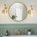 KOHLER K-31367 Essential 22" round framed mirror, moderne brushed gold - view 2