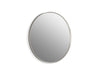 KOHLER K-31368 Essential 32" round framed mirror, brushed nickel