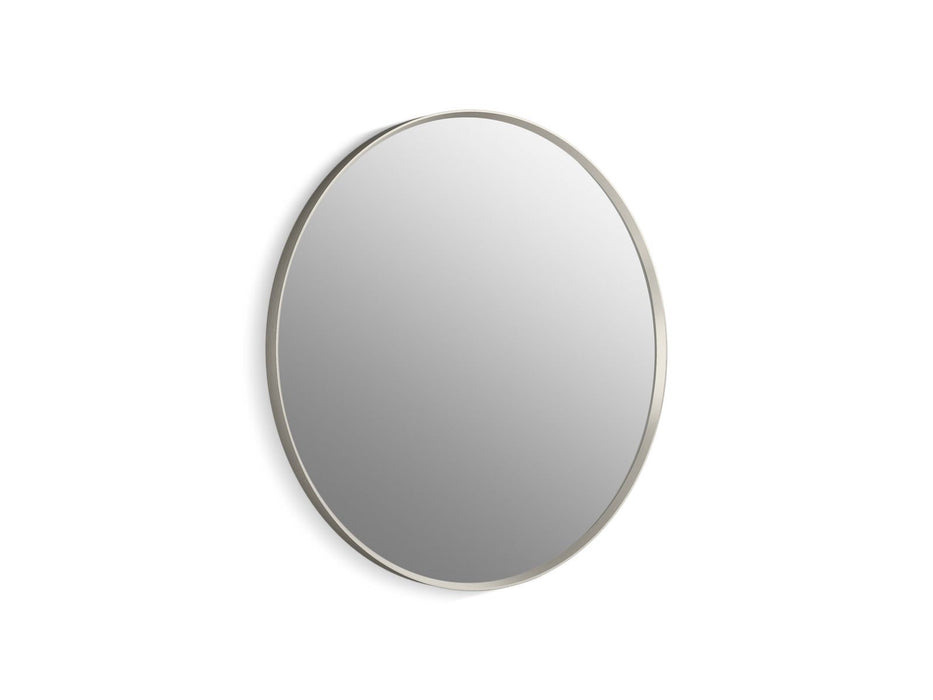 KOHLER K-31368 Essential 32" round framed mirror, brushed nickel