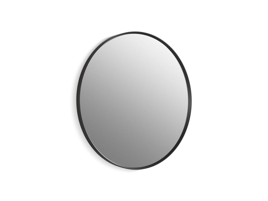 KOHLER K-31368 Essential 32" round framed mirror, matte black