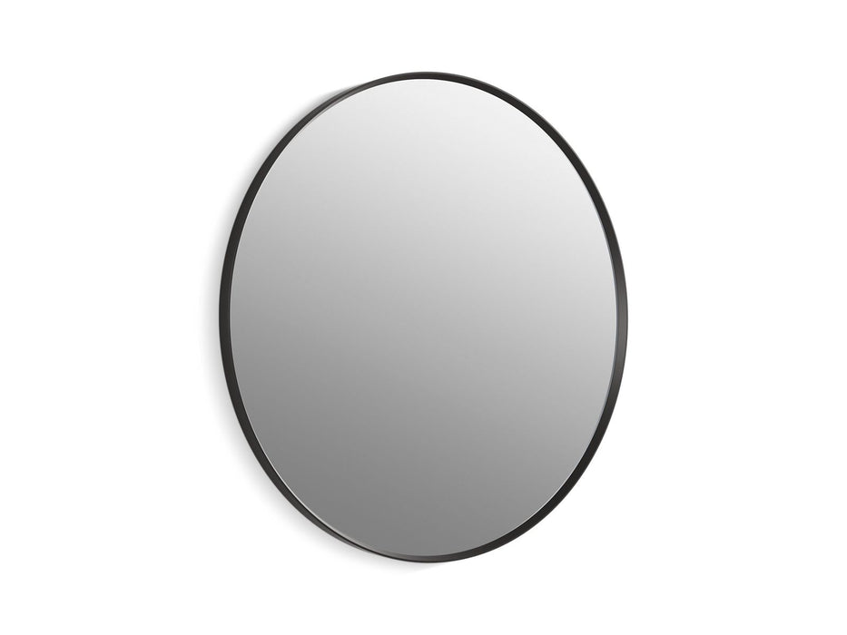 KOHLER K-31369 Essential 36" round framed mirror, matte black