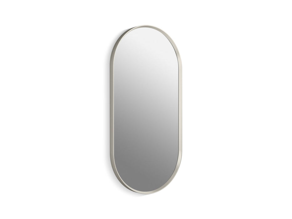 KOHLER K-31371 Essential 18" x 36" capsule framed mirror, brushed nickel