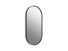 KOHLER K-31371 Essential 18" x 36" capsule framed mirror, matte black