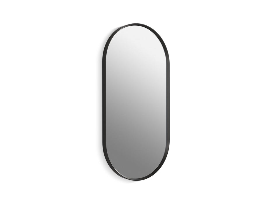 KOHLER K-31371 Essential 18" x 36" capsule framed mirror, matte black
