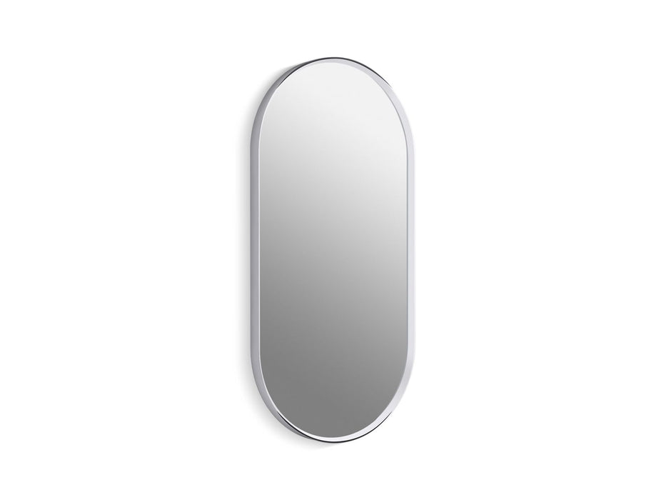 KOHLER K-31371 Essential 18" x 36" capsule framed mirror, polished chrome