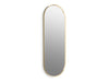 KOHLER K-31373 Essential 22" x 60" capsule framed mirror, moderne brushed gold