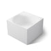 KOHLER K-31404-PF Stillness 46" x 46" freestanding bath, honed white