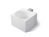 KOHLER K-31405-PFET Stillness 46" x 46" freestanding bath, honed white