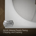 KOHLER K-31405-PFET Stillness 46" x 46" freestanding bath, honed white - view 2