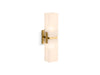 KOHLER K-31493-SC02 Honesty Two-light sconce, brushed moderne brass - view 2