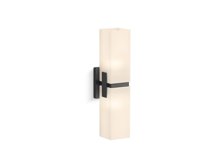 KOHLER K-31493-SC02 Honesty Two-light sconce, matte black - view 2