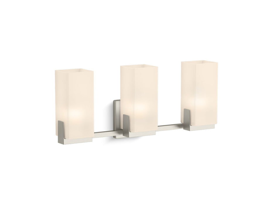 KOHLER K-31494-SC03 Honesty Three-light sconce, brushed nickel - view 3